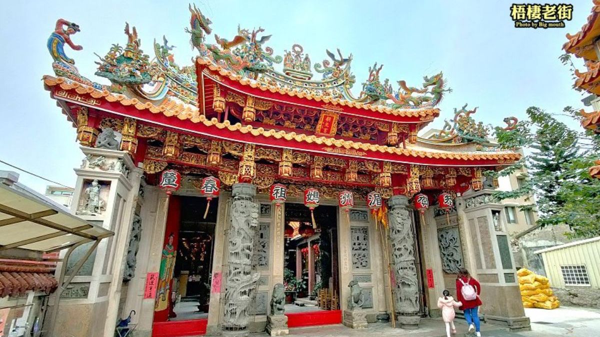 梧棲老街的廟宇以「朝元宮」為代表，其歷史文化是當地的重要資產。（圖片來源：大口老師的走跳學堂!）
