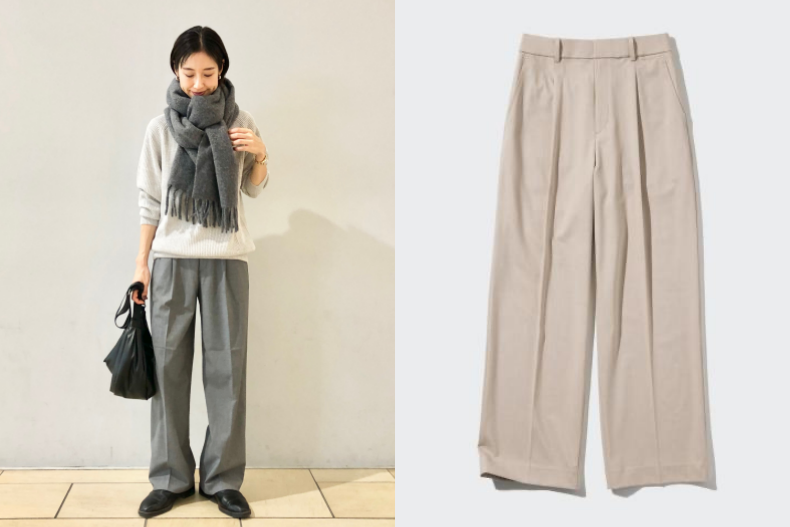 UNIQLO日本店員都包色的最美「寬褲」找到了！梨形身材友善、貨號、加長款特搜！