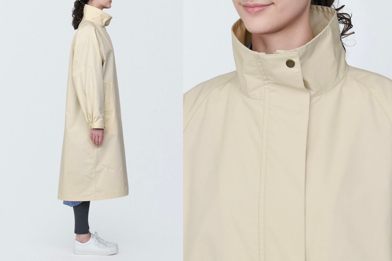 這件無印良品風衣外套直逼萬元質感！價格僅兩千元間，適合嬌小、圓身女孩日本店員都在買