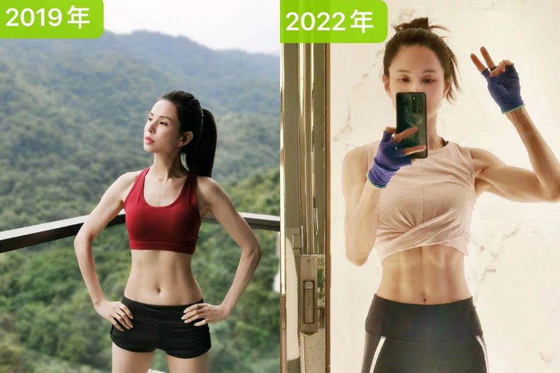 李若彤公開運動11年身材變化，57歲身材超火辣！3個減肥密訣簡單好學