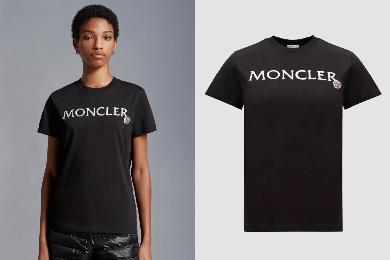 Moncler春夏新品推薦1.刺繡標誌T恤