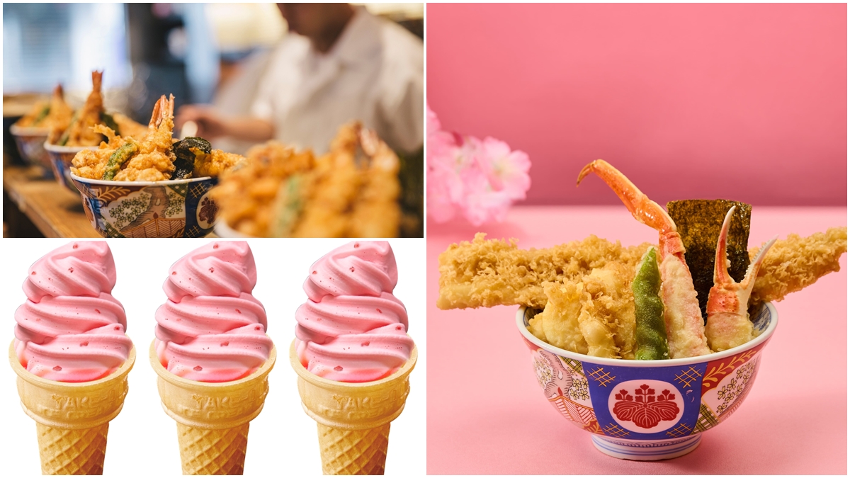 【獨家】櫻花系甜點飲品買一送一！金子半之助「松葉蟹丼」登場，全台６家可吃
