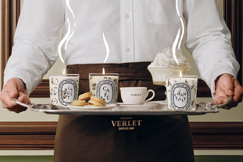 為無聊生活解乏的精神飲品！Diptyque x Café Verlet推限量「咖啡香氛蠟燭」
