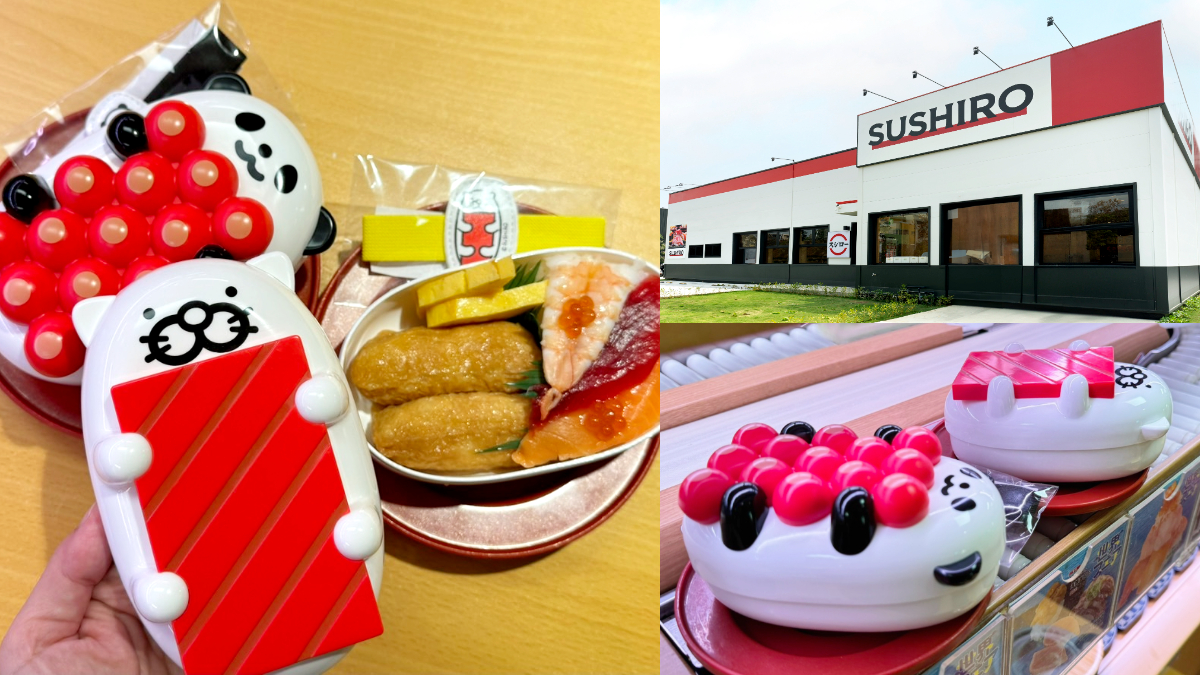 壽司郎迴轉台出現萌獺、熊貓！台灣首度開賣「超Ｑ便當」，吃完還能帶回家