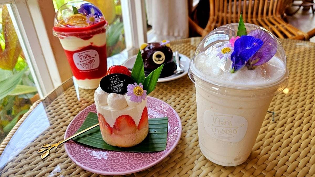 咖啡廳的飲料和甜點味覺、視覺兼具。（圖片來源：Yuki's Life）