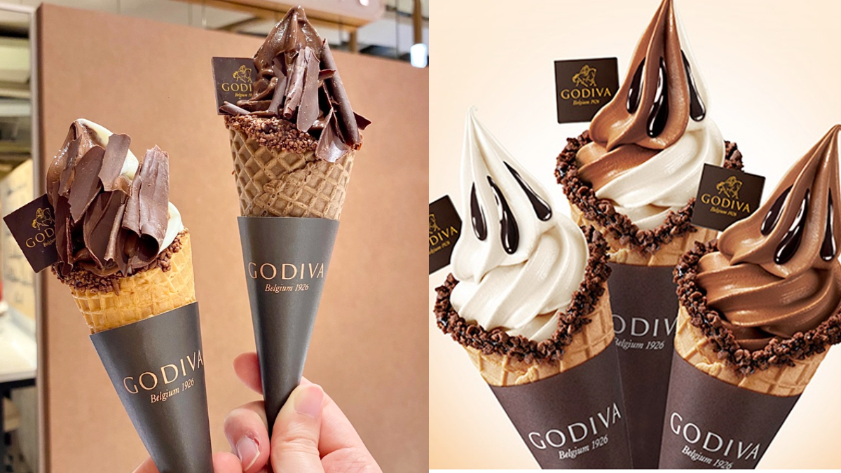 「GODIVA霜淇淋買一送一」等到了！這２天巧克力口味任選，直接吃、換券領都OK