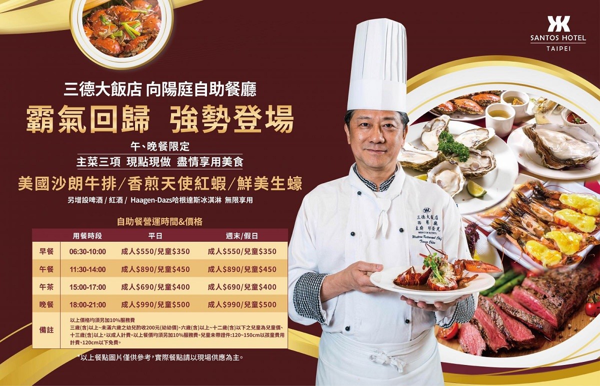 台北隱藏版「千元有找」飯店吃到飽！升級牛排、生蠔無限點，還有火鍋放題