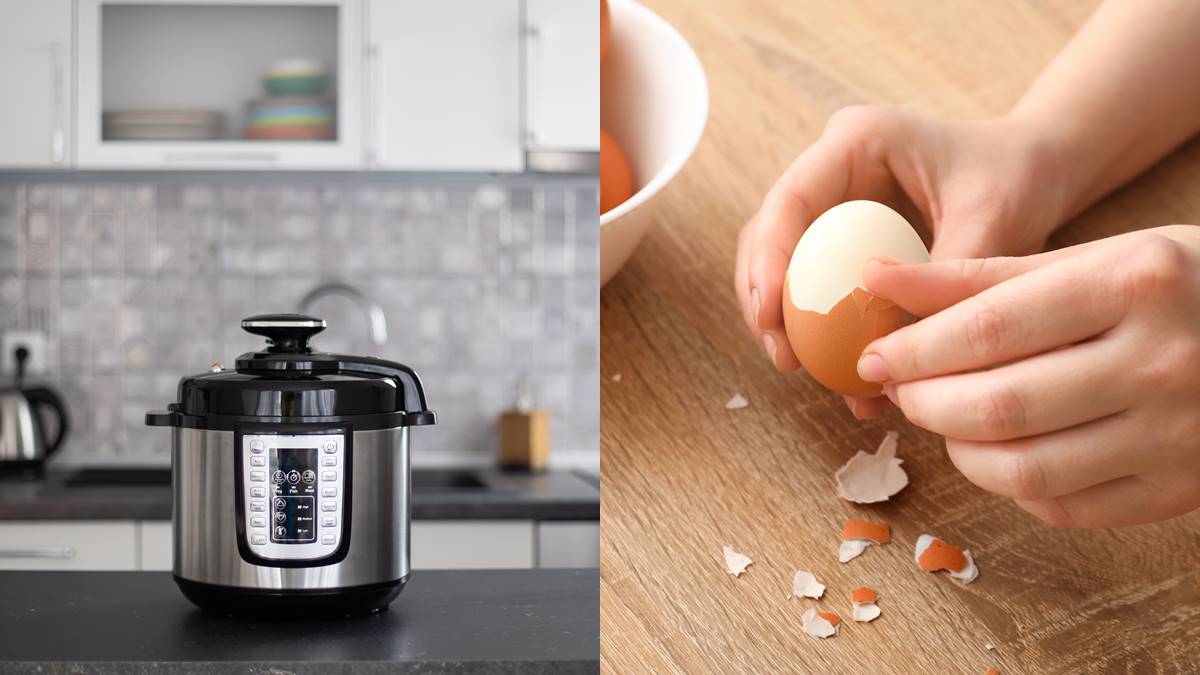 比平底鍋更方便！「壓力鍋煮水煮蛋」蛋殼超好剝，專家曝６步驟煮蛋祕技