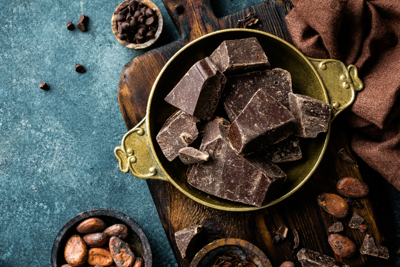 7.增加黑巧克力裡的可可含量