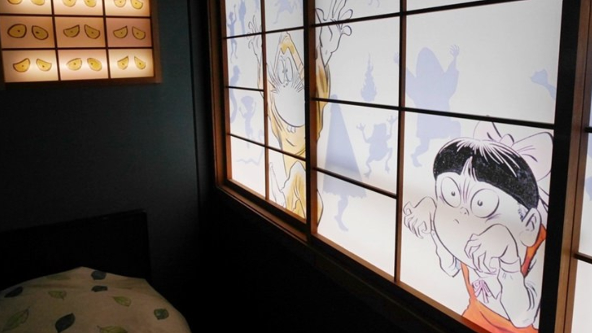 入住鬼太郎主題房，可享受被妖怪包圍入眠的樂趣。（圖片來源：阿一一之食意旅遊）