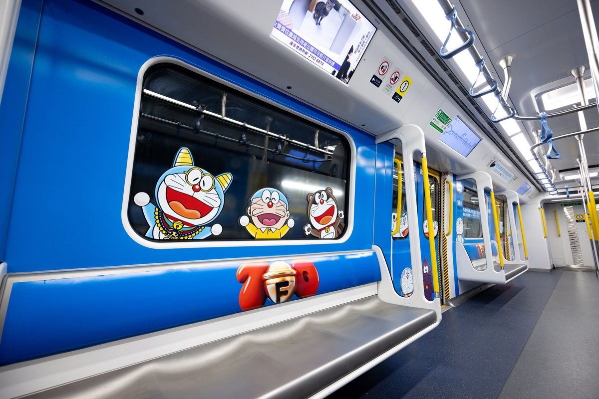 哆啦A夢迷快衝！全球首座「哆啦A夢主題月台」在這，限時主題列車超好拍