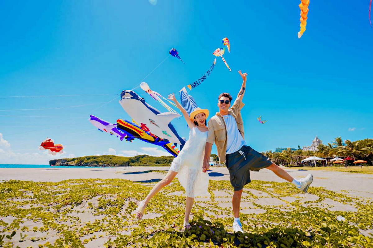 「2024旗津風箏節」僅４天！百隻風箏升空、飛龍在天帥翻，氣墊水樂園免費玩