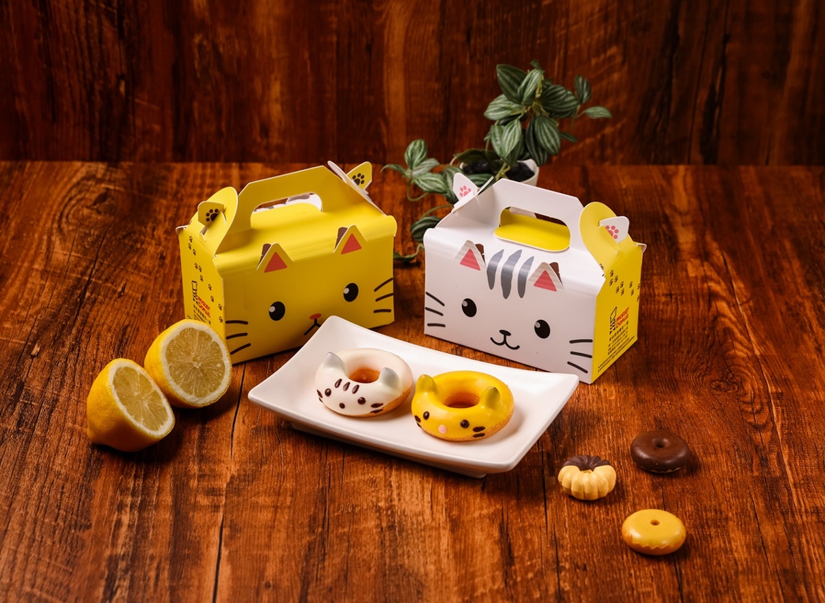 Mister Donut「貓咪甜甜圈」進攻貓奴！最狂買１送２優惠，肉球、小貓款太療癒