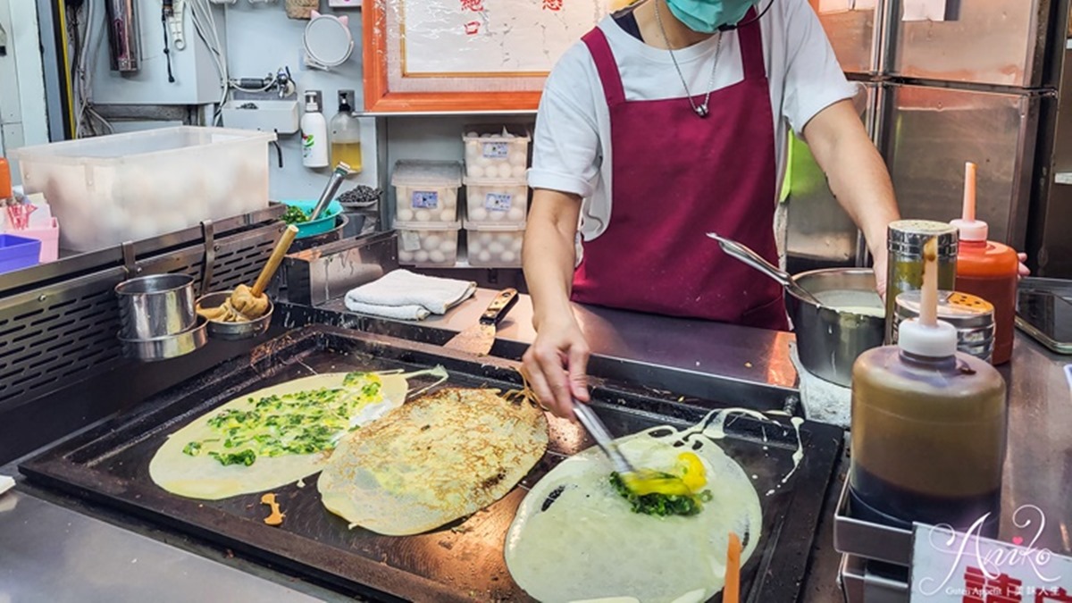 只賣蛋餅，生意好到嚇嚇叫。（圖片來源：艾妮可 ANIKO）