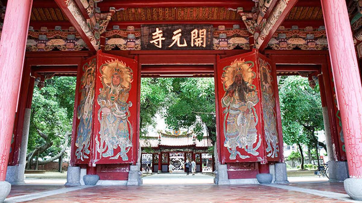 開元寺是清代台南重要的佛寺之一。（圖片來源：台南旅遊網）