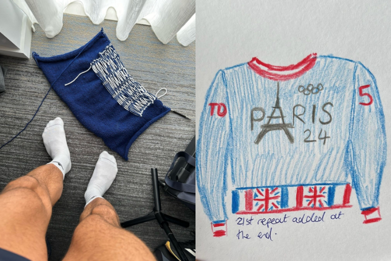 湯姆戴利毛衣織好了！養眼腹肌＋人魚線穿新衣，甜笑：大家喜歡我的2024巴黎奧運服嗎？