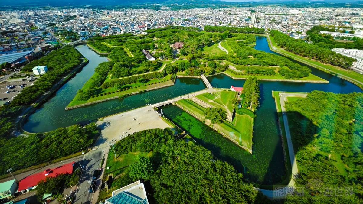 「五稜郭公園」是函館著名景點，四季皆有美景。（圖片來源：傳說中的挨踢部門）