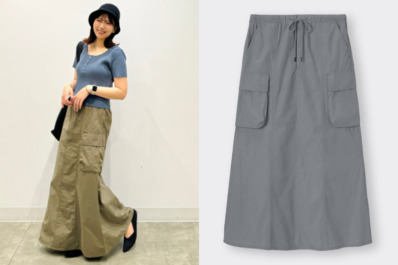 日妞都誇:藏屁股、遮小腹!GU這件「顯瘦長裙」可以買,4種穿搭公式加碼公開