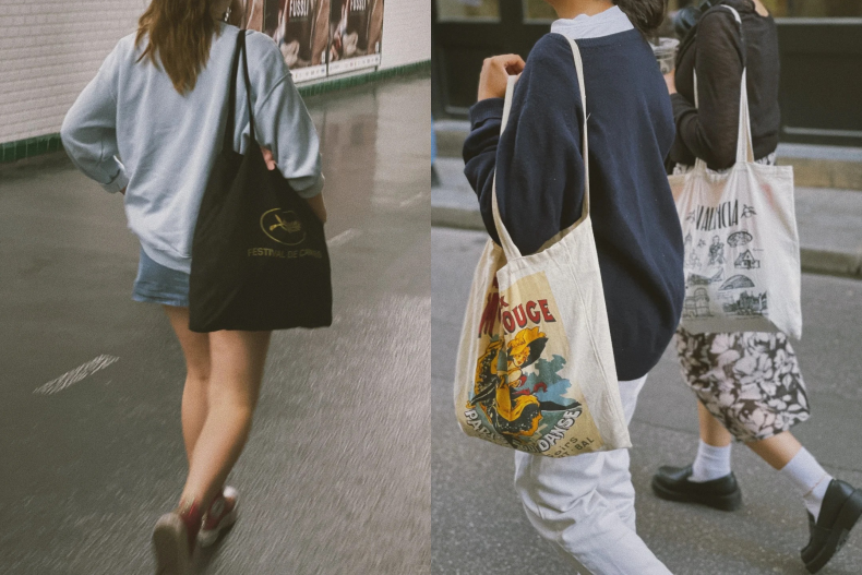 法國女人買包的盡頭是帆布袋？不背名牌也有滿滿的高級感，韓韶禧現身奧運場邊背百元帆布袋