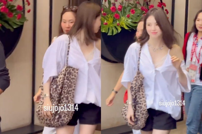 法國女人買包的盡頭是帆布袋？不背名牌也有滿滿的高級感，韓韶禧現身奧運場邊背百元帆布袋