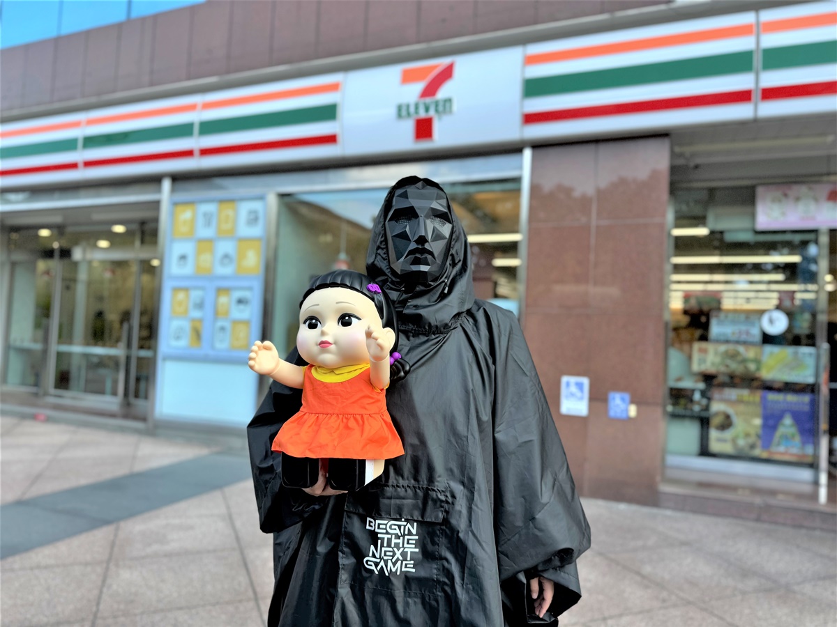 7-11咖啡買７送７！精品美式、拿鐵都寄杯，魷魚遊戲「英熙存錢筒」４周邊