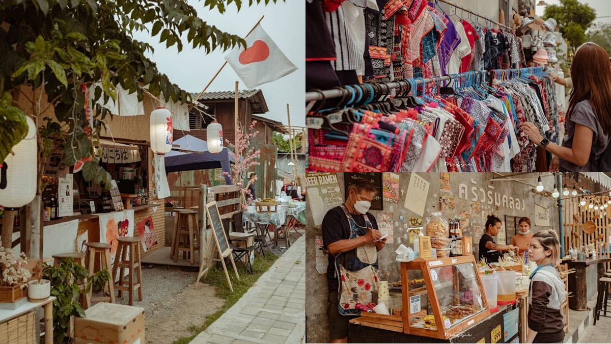 泰國新打卡熱點！來逛「清邁版小樽運河」市集，日系街屋、小店越夜越熱鬧
