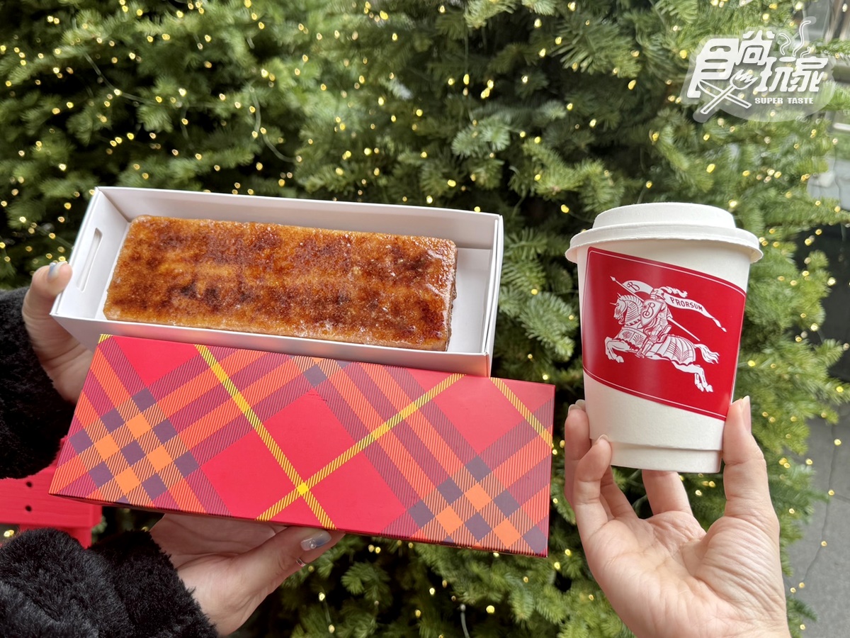 最強「焦糖起司蛋糕」快閃信義！「承繼ｘBurberry」最美聖誕餐車，免費送熱飲