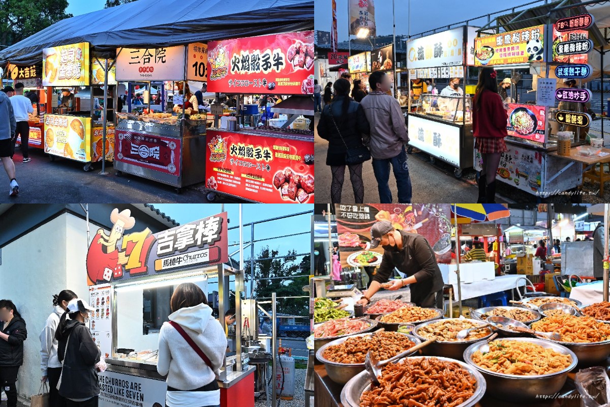 台中又有新夜市！「大坑九號夜市」開幕直擊，每週營業５天、必吃美食一次看
