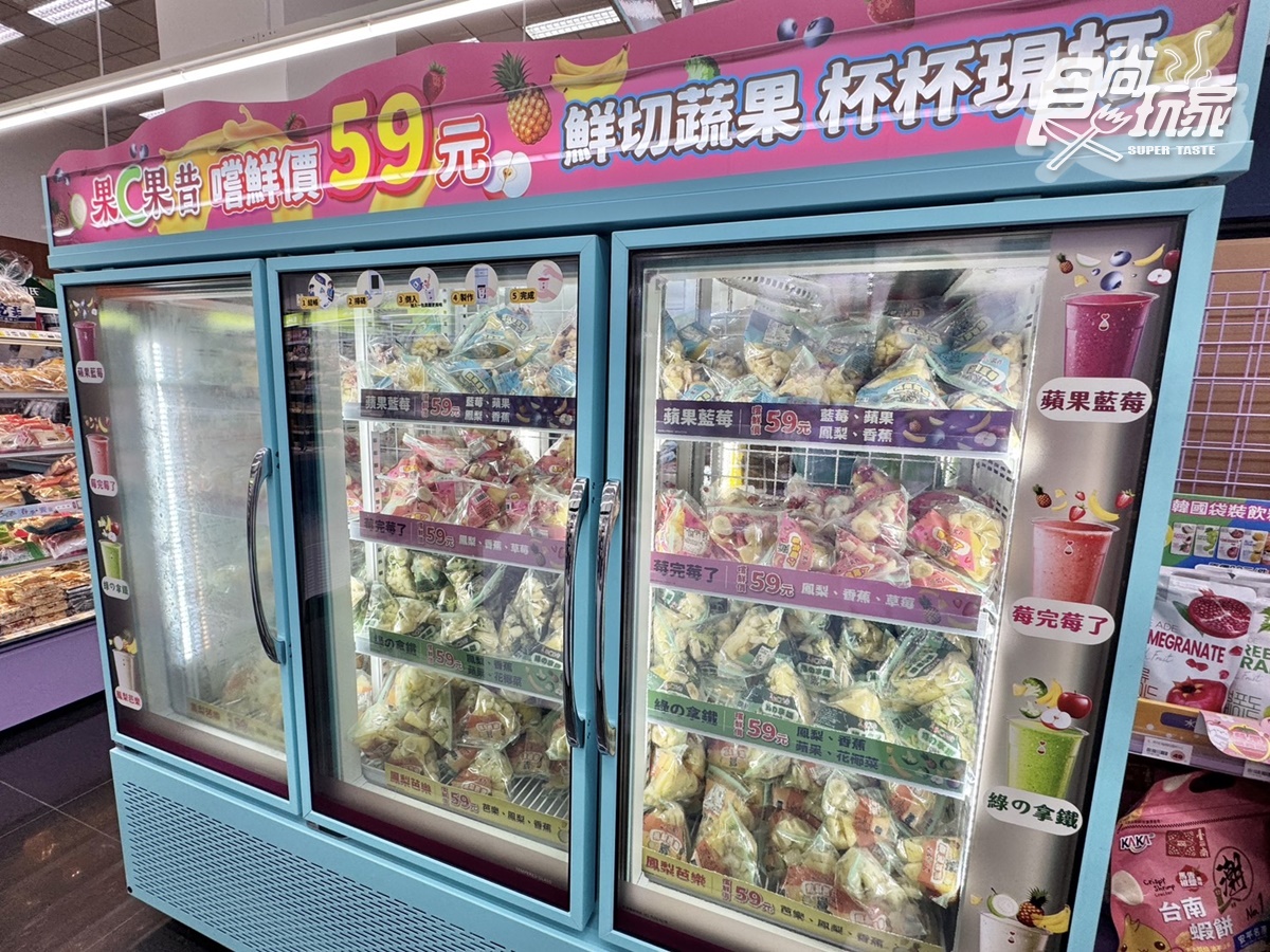 超商開賣「現打果昔」！日超夯果昔台灣也有了，５大DIY步驟、口味門市懶人包（中獎公布）