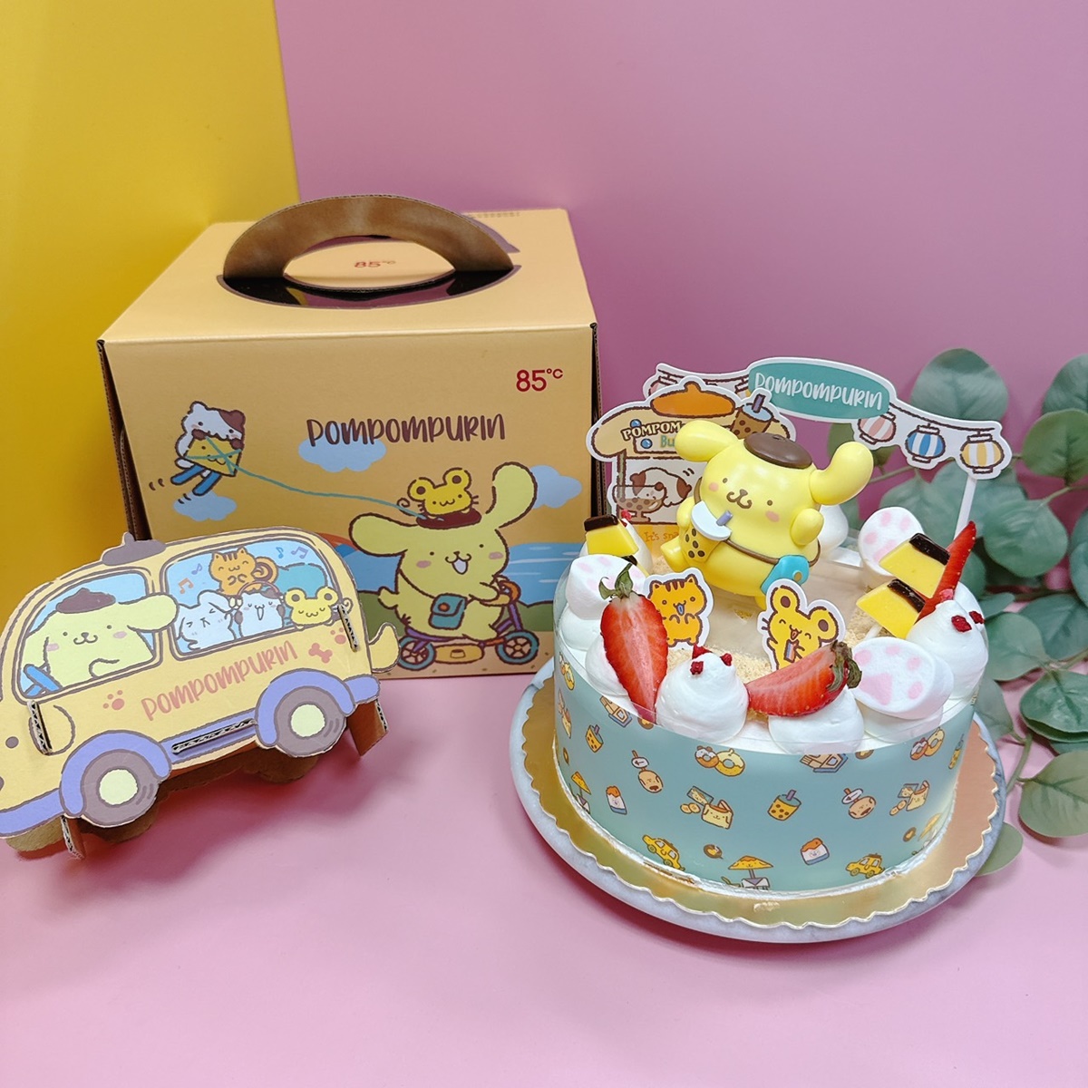 85度C推「酷洛米＋布丁狗蛋糕」！78元起開吃，午後の紅茶ｘ米飛兔滿額送