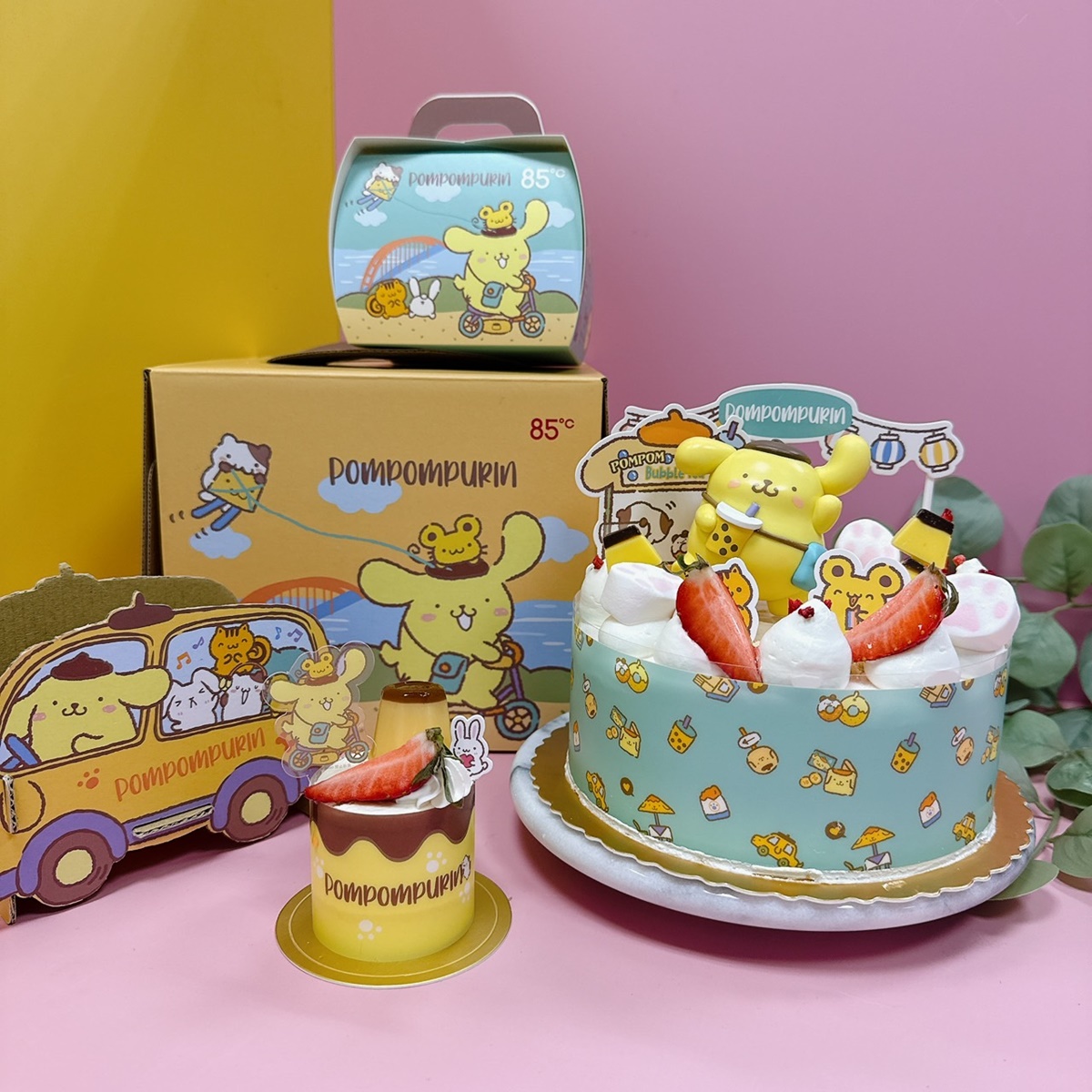 85度C推「酷洛米＋布丁狗蛋糕」！78元起開吃，午後の紅茶ｘ米飛兔滿額送