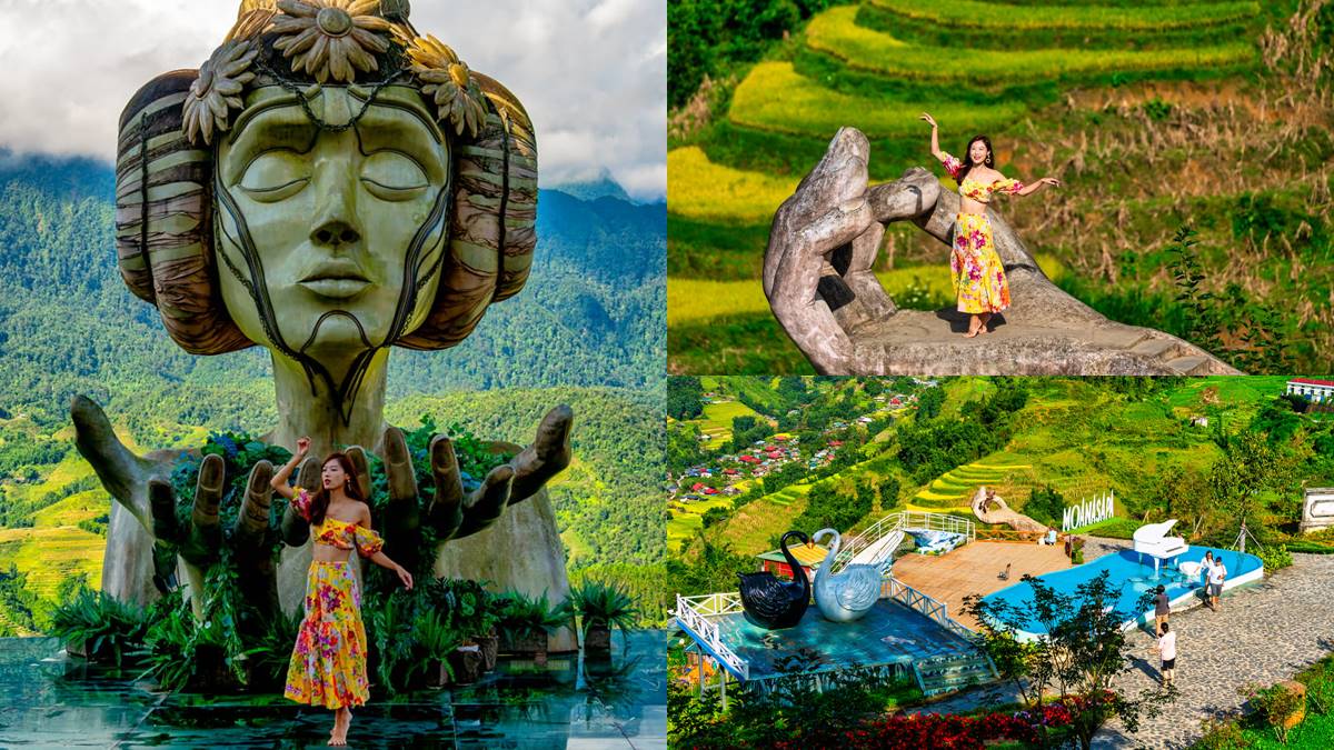 最美打卡樂園！黃金梯田地形入鏡，夢幻「巨型天堂之門、佛掌」拍出絕美大片