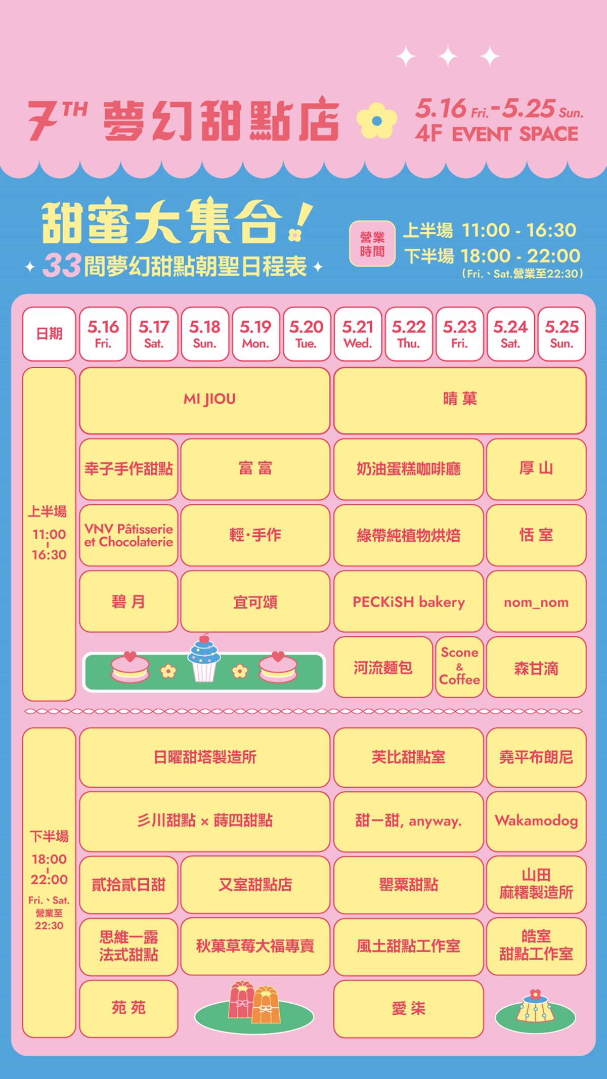 甜點市集快閃10天!全台33間「甜點名店」免費逛,10間秒殺宅配甜點一次吃 甜點市集快閃10天!全台33間「甜點名店」免費逛,10間秒殺宅配甜點一次吃