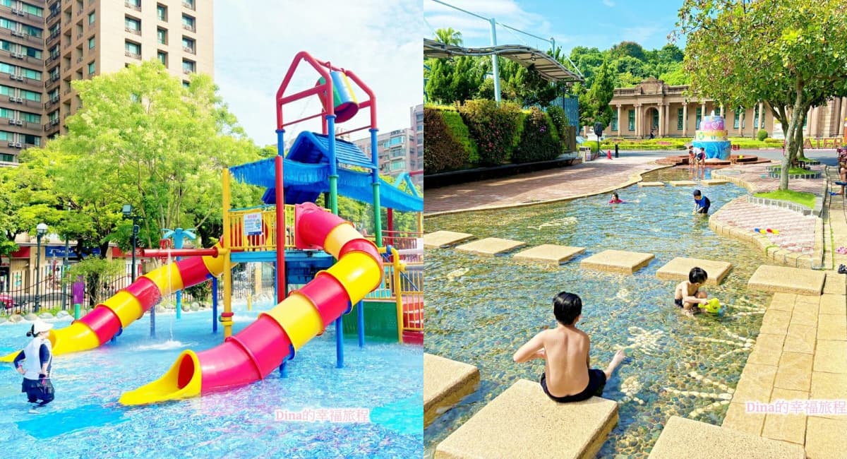台北市區就有玩水天堂！水上溜滑梯本週開放，25元起嗨玩迷你水上樂園