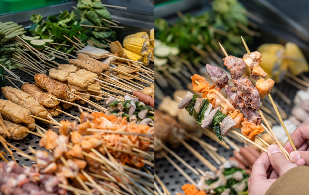 烤串均一價17元！台中高CP值人氣串燒，肉串、蔬菜超過50種食材任選
