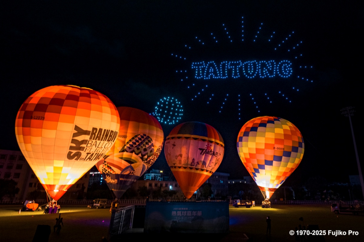 2025「台東熱氣球嘉年華」這天搶票!必衝「哆啦A夢」無人機煙火光雕音樂會 2025「台東熱氣球嘉年華」這天搶票!必衝「哆啦A夢」無人機煙火光雕音樂會