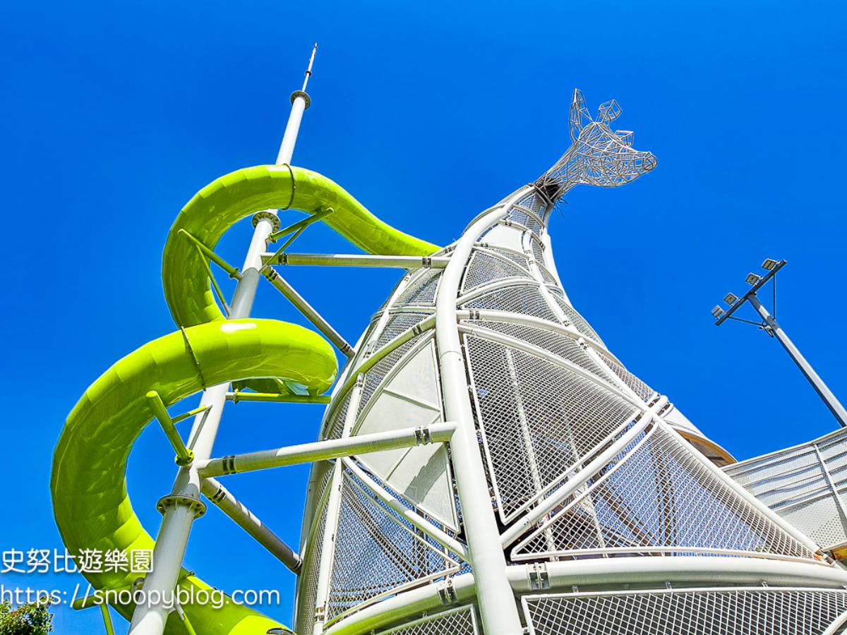 週末遛小孩就來這！「長頸鹿溜滑梯」全桃園最高，攀岩、盪鞦韆通通有