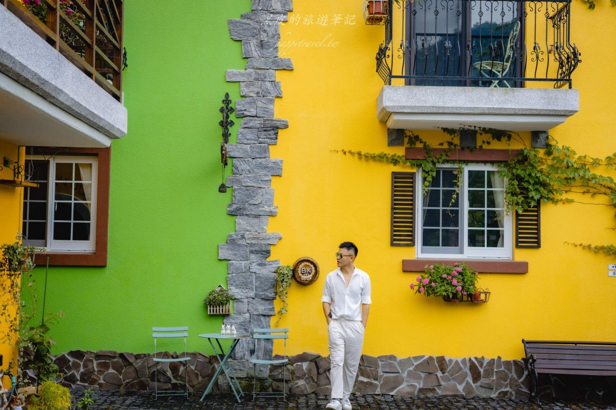 歐洲童話小鎮在這裡！隱藏在森林中的「千坪歐風民宿」，庭院下午茶好浪漫