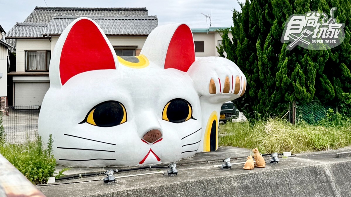巨大招財貓「常喵（とこにゃん）」，是當地最吸睛的打卡亮點。