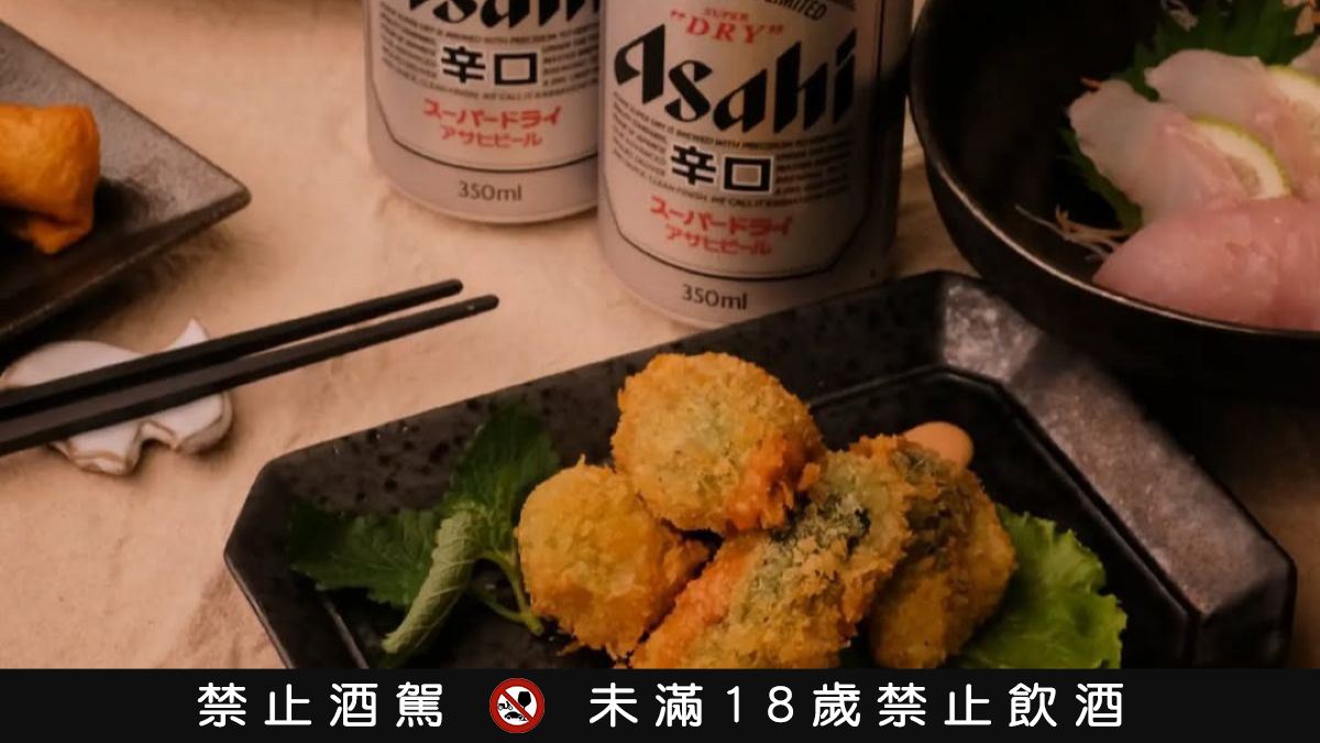 這裡提供炸物搭配冰涼的啤酒。（圖片來源：多馬和食）【禁止酒駕 未滿18歲禁止飲酒】
