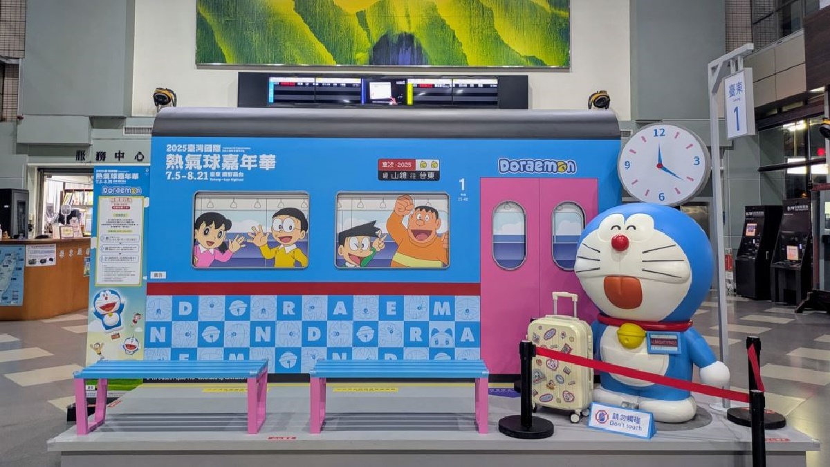 哆啦A夢出沒台東市！打卡點、彩繪公車、粉絲見面會一次看，還有必吃５美食（中獎公布）