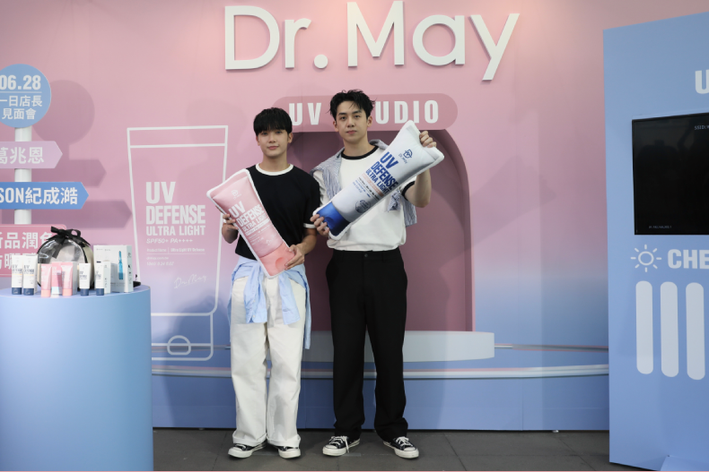 人氣新生代演員葛兆恩、Nelson紀成澔 擔任醫美品牌 Dr﹒ May一日店長！