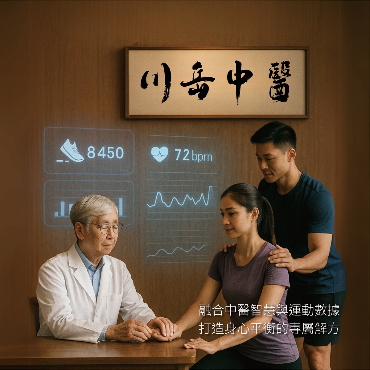 美力與健康共存｜川岳台北旗艦店以中醫、健身、AI數據開創全齡照護新選擇