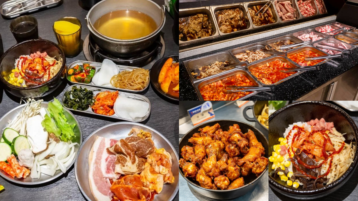 火烤兩吃389元起!高CP值「韓式烤肉吃到飽」,DIY石鍋拌飯、熟食、小菜無限夾