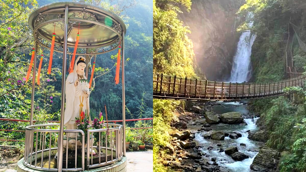 嘉義最美避暑仙境!「觀音瀑布風景區」3天免費入園,搭公車就能輕鬆到