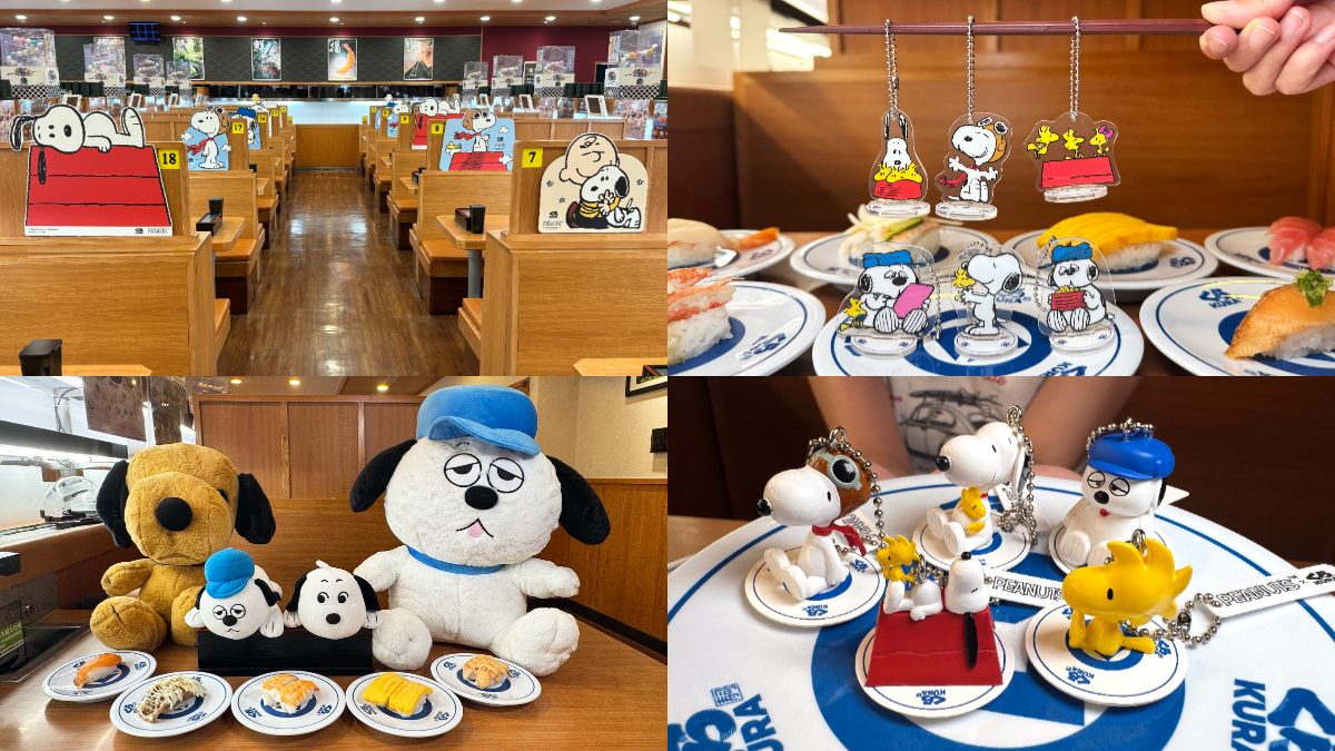 快衝史努比主題店！全台「這５間」藏壽司限定，吊飾、磁鐵13款扭蛋一次看