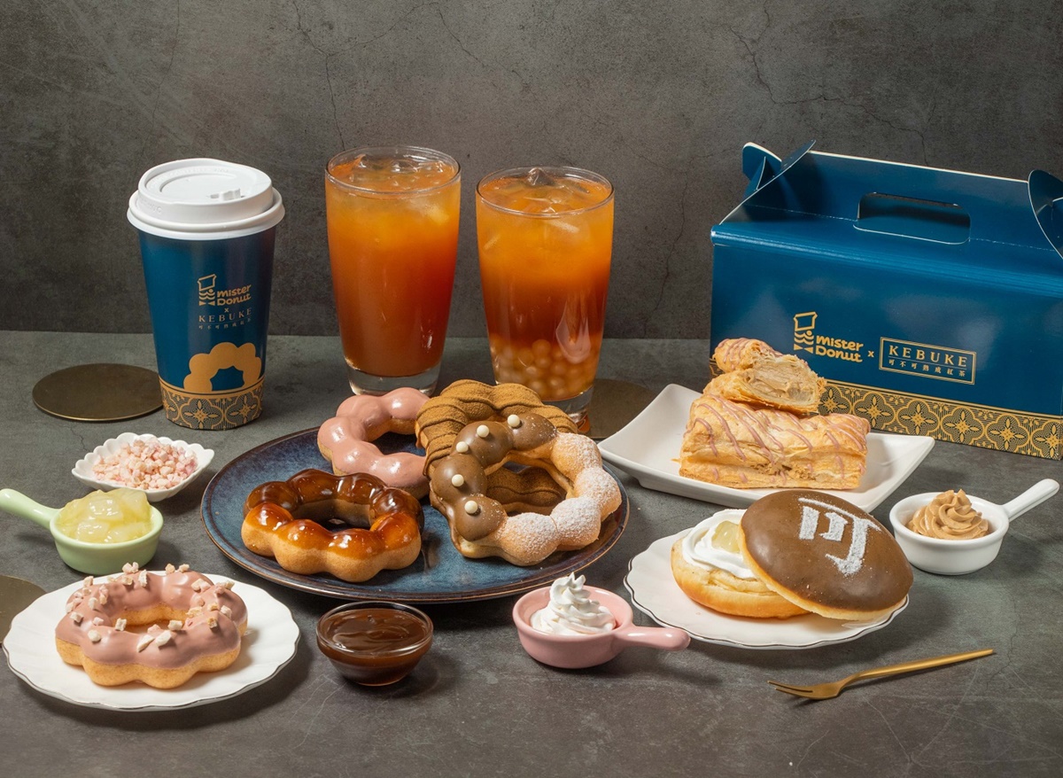 茶香控吃爆！「可不可ｘMister Donut」９款聯名甜甜圈、茶飲，３大優惠一次看