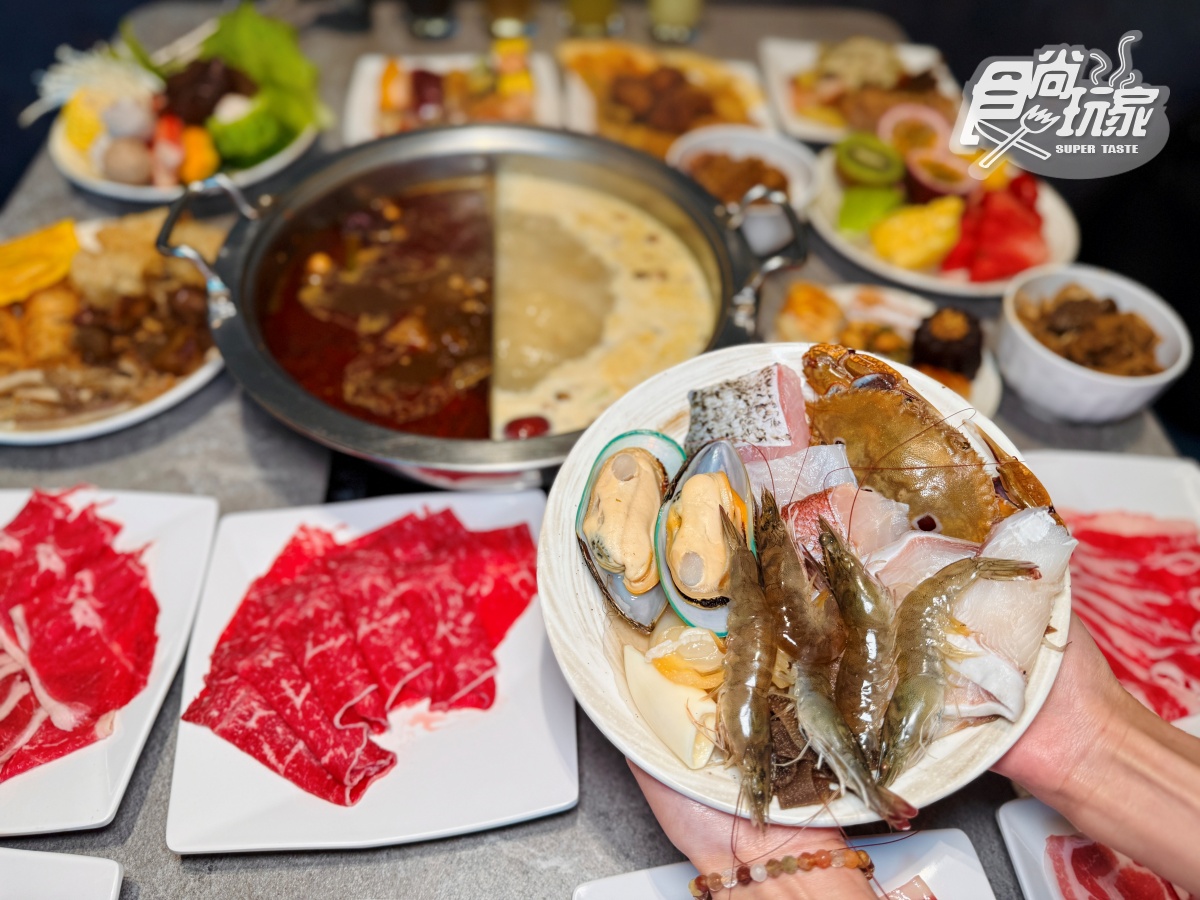 台北第１間「南霸天火鍋吃到飽」！現撈活蝦、百款自助吧、甜點暢吃千元有找