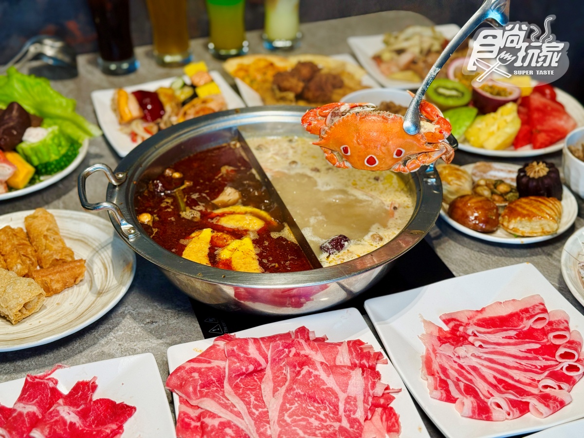 台北第１間「南霸天火鍋吃到飽」！現撈活蝦、百款自助吧、甜點暢吃千元有找