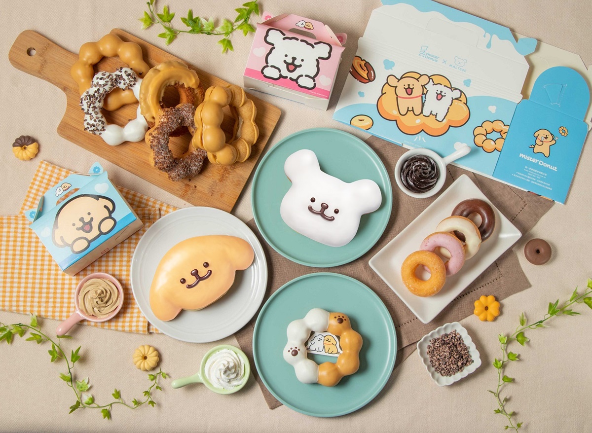 狗狗甜甜圈太Q!「Mister Donutx線條小狗」品項、周邊,奶茶季波堤同步吃 狗狗甜甜圈太Q!「Mister Donutx線條小狗」品項、周邊,奶茶季波堤同步吃
